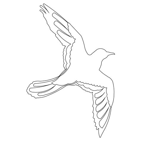simple flying bird drawing  getdrawings