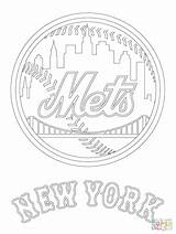 Mets Yankees Dodgers Giants Tremendous Getcolorings Getdrawings Gcssi sketch template