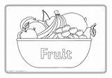 Colouring Fruit Sheets Sparklebox Preview sketch template