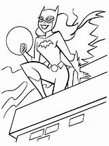 Batgirl Coloring Pages Print Color sketch template