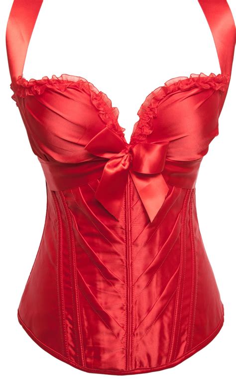 Buy Gothic Western Corsets Women Latex Corset Sexy Red