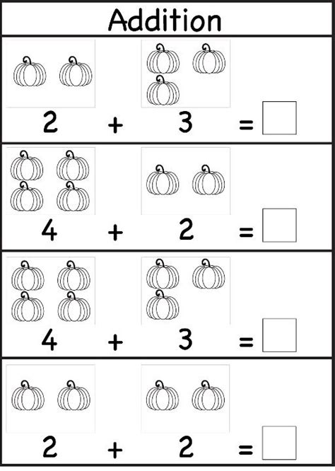 preschool addition worksheet kindergarten math worksheets addition