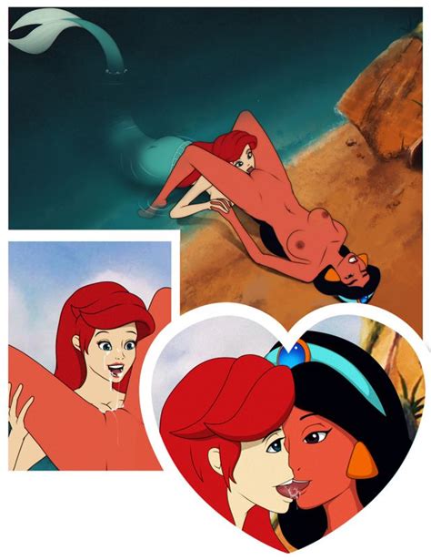 1472383 Aladdin Ariel Jasmine Sfan The Little Mermaid Crossover