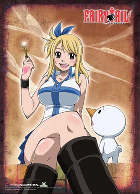 Fairy Tail Wall Scroll Lucy And Plue Archonia Us