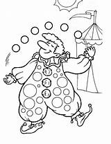 Clown Coloring Pages Printable Kids Colouring Juggling Carnival Kidspot Au sketch template