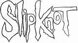 Slipknot Logo Coloring Pages Template Deviantart sketch template