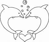 Dauphin Valentin Delphin Delfin Delfine Ausdrucken Jecolorie Ausmalen Malvorlagen Malvorlage Impressionnant Gratuit Danieguto sketch template