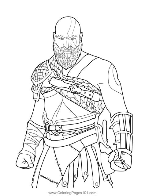 kratos fortnite coloring page superhero coloring pages superman