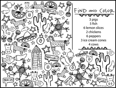 printable kids menu coloring