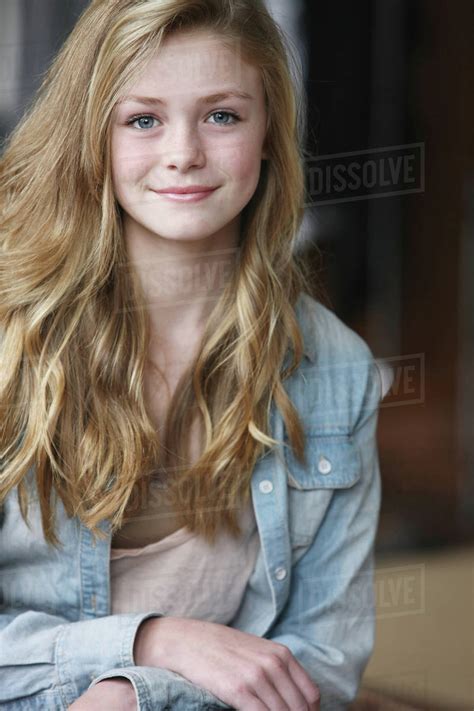teenage girl with long blond hair and blue eyes troutdale