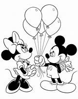 Mickey Coloring Minnie Mouse Pages Friends Fall Birthday Printable Disney Disneyclips Surprise sketch template