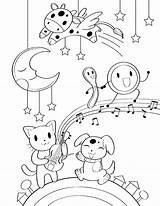 Diddle Hey Coloring Pages Printable Nursery Rhyme Fiddle Cat Preschool Activities Cute Template Museprintables Rhymes Crafts Choose Board sketch template