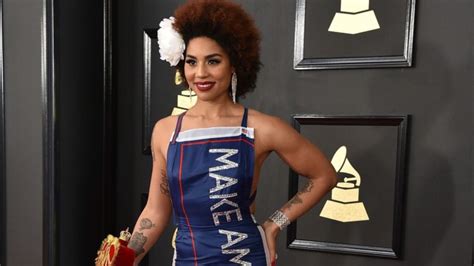 Hours After Wearing Pro Trump Dress To Grammys Joy Villa Gets Amazing