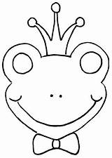 Mask Frog Coloring Pages Duck Kids Masks King Sapo Colorear Para Animal Worksheets Rey 為孩子的色頁 Preschoolactivities Uploaded User sketch template