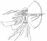Archer Coloring Pages Artemis Female Shinto Elven Justice Color Sketch Template Deviantart Getdrawings sketch template