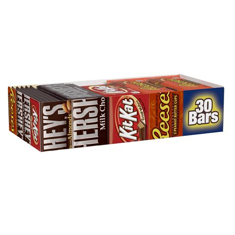 hersheys full size chocolate candy bars variety pack  ct walmartcom walmartcom