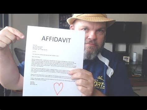 real working    affidavit letter  support   submit