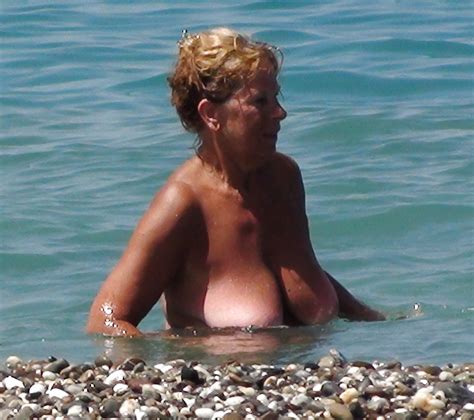 fantastic matures candid busty beach granny