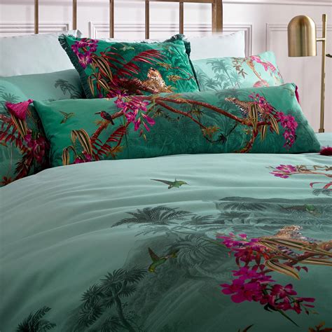 Ted Baker Cushions Ted Baker Hibiscus Bolster Cushion Jade