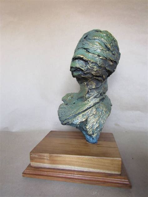 blind head ii sculpture art sculpture original art