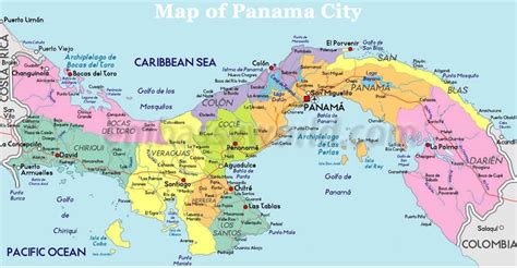 Panama City Map