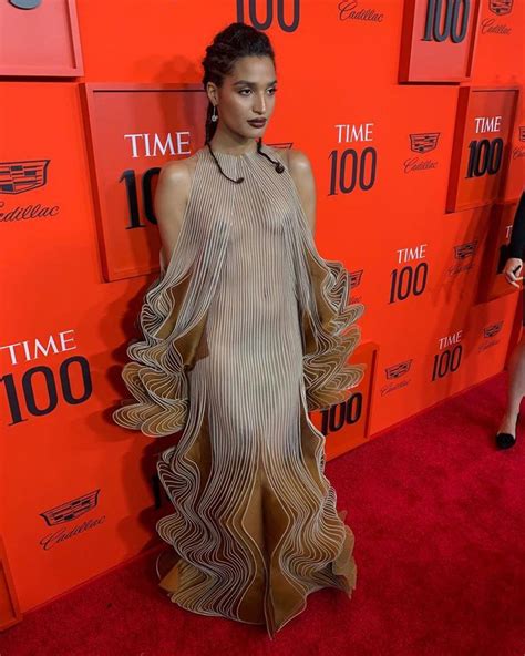 Indya Moore Nude Boobs In See Through Dress Scandal Planet