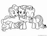 Pony Coloring Pages Little Cute Real Color Amish Halloween Friendship Getcolorings Getdrawings Games Colorings Printable sketch template