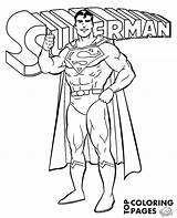 Superman Coloring Color Print Printable Man Steel Pages Sheet Topcoloringpages sketch template