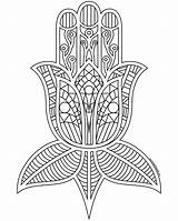 Hamsa Coloring Pages Color Printable Transparent Paste Eat Don Print Version Large Getdrawings Getcolorings sketch template