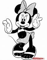 Minnie Coloring Pages Mouse Disney Suit Bathing Summer Gif Disneyclips Funstuff sketch template