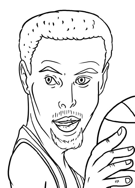 stephen curry coloring pages coloring home