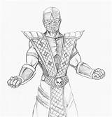Scorpion Mortal Kombat Bing Colouring Sketches Dibujar Hojas sketch template