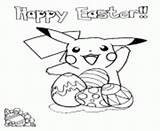 Easter Coloring Pages Pikachu Printable sketch template