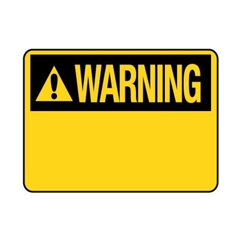 warning sign warning blank jaybro