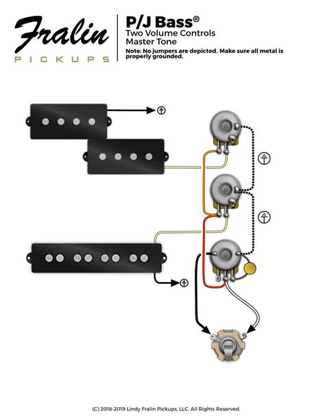 pj bass wiring diagram fralin pickups