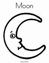 Moon Coloring Pages Sheet Printable Book Space Dias Buenos Kids Moons Sheets Print Color Twistynoodle Adults Comments Clipart Nature Choose sketch template
