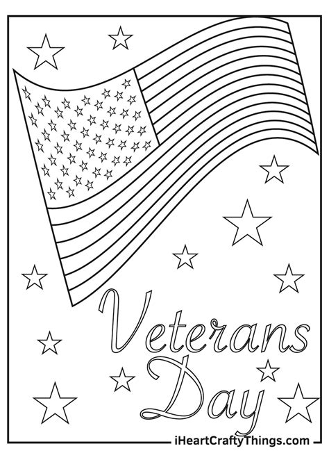 printable veterans day coloring pages updated