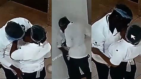 two workers caught on cctv smooching and kissing at work ghpage