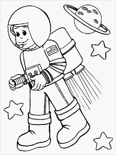 girl astronaut page coloring pages