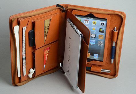 ipad mini portfolio case ipad mini  notepad business etsy france business briefcase ipad