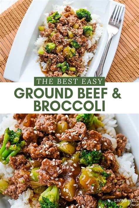 easy ground beef  broccoli gluten  dairy