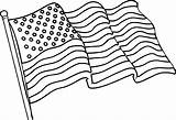 Unidos Estados Bandeira Template Colorir Waving Bestcoloringpagesforkids Artesanatototal sketch template