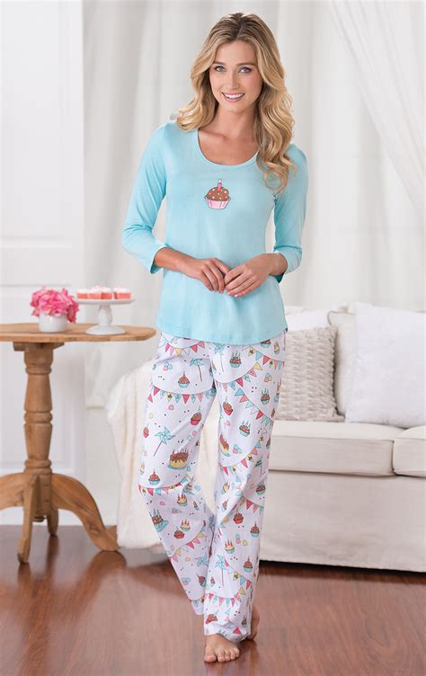 happy birthday pajamas in cotton pajamas for women pajamas for women