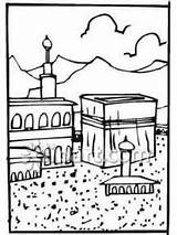 Mecca Coloring Pages Getdrawings sketch template