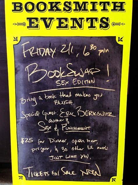 booksmith events sandwich boards sex ed chalkboard quote art