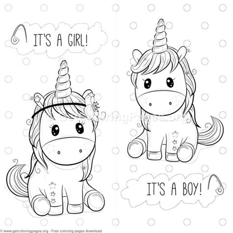 boy   girl unicorn coloring pages  instant