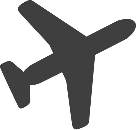 Grey Airplane Clip Art At Vector Clip Art