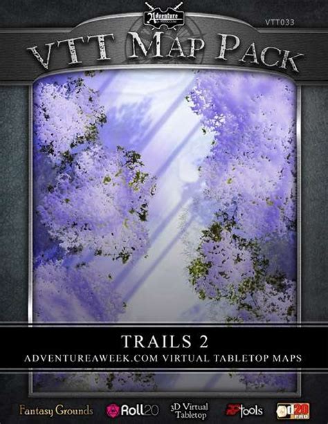 vtt map pack trails  aaw games vtt map packs dungeon masters guild