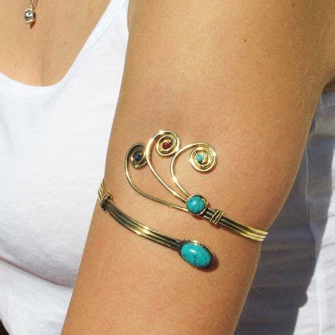 bracelets de bras fantaisie images  pinterest   metal
