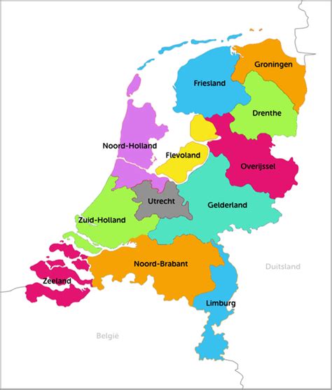 slimleren de provincies van nederland basis